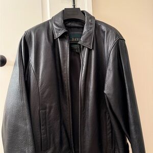Danier Men's Black Leather Jacket